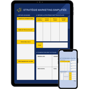 Modèle : Stratégie marketing simplifiée